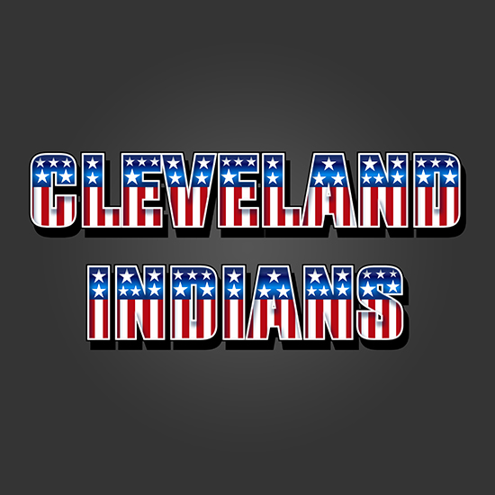 Cleveland Indians American Captain Logo iron on paper